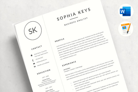 Download Minimalist Resume with Logo - Premium Resources